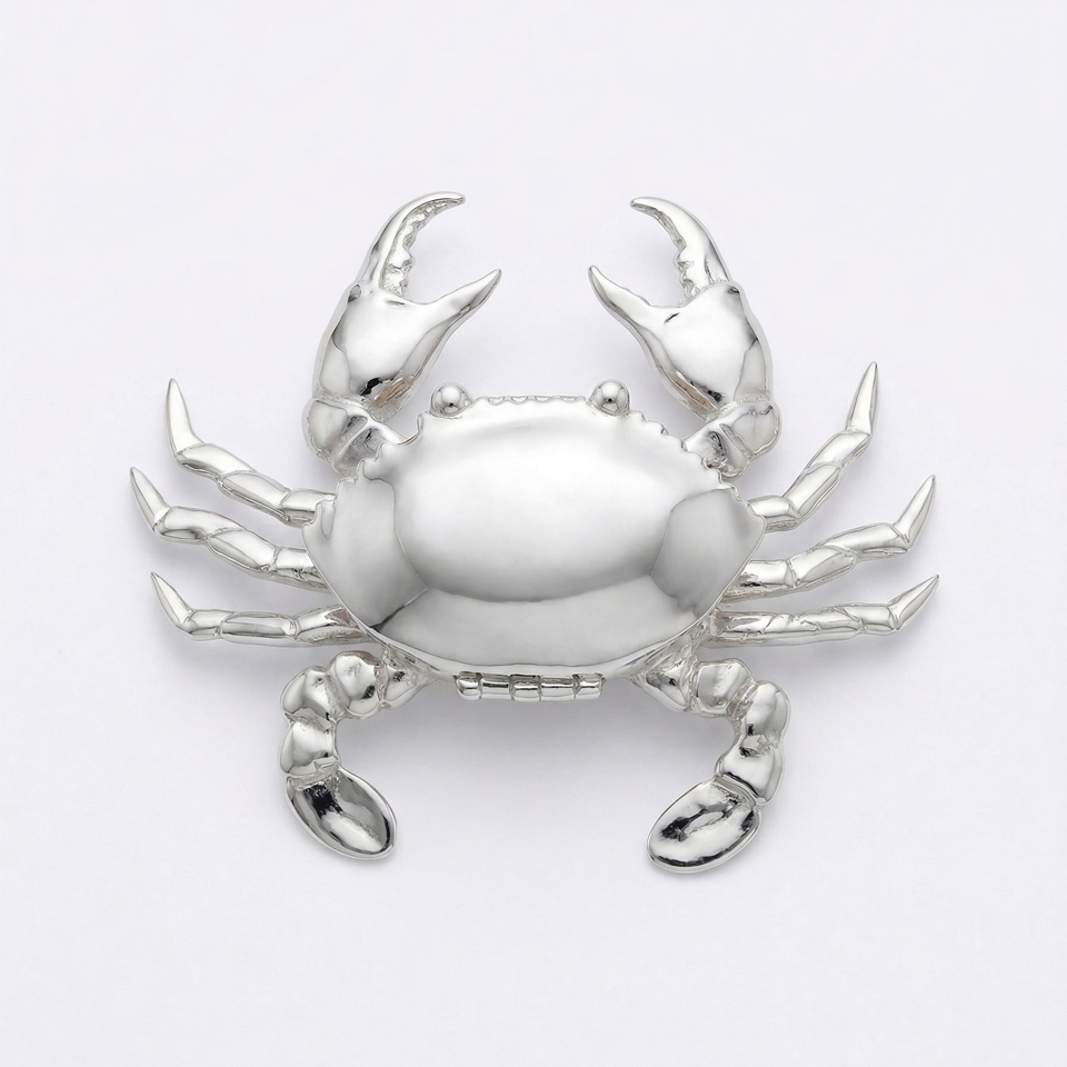 Krabbe aus Silber